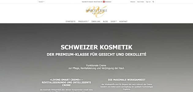 Webentwicklung: marceletoile.com-de